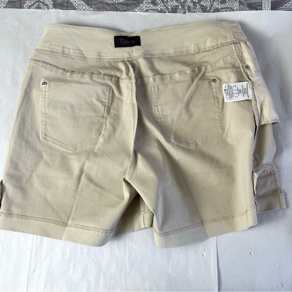 Rekucci Women’s Ease Into Comfort Stretchable Pull-On Slimming Tab Short Size 10 - Picture 7 of 12